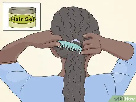 Image titled Put African American Hair in a Bun Step 6