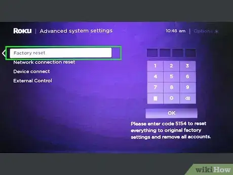 Image titled Factory Reset the Roku Step 10