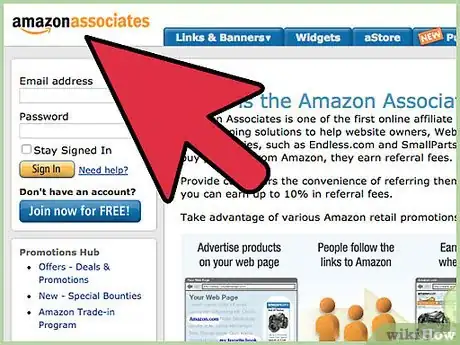 Image titled Put Amazon Ads On Your Blog Step 1