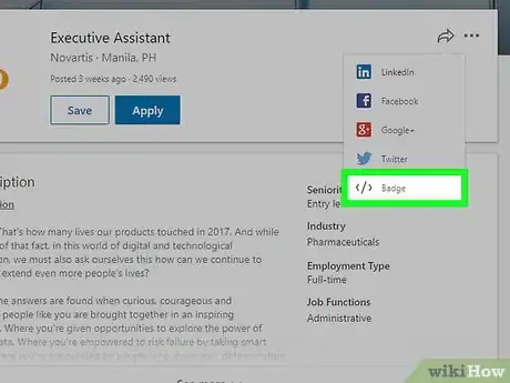Image titled Share a Job Posting on LinkedIn Step 22