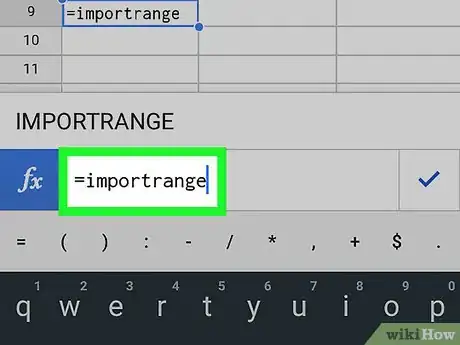 Image titled Use Importrange on Google Sheets on Android Step 9