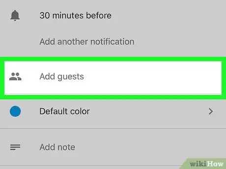 Image titled Send a Google Calendar Invite on iPhone or iPad Step 12