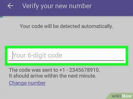 Image titled Change Number on Viber on Android Step 11