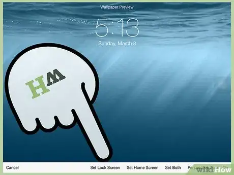 Image titled Change the Lock Screen Background on an iPad Step 5