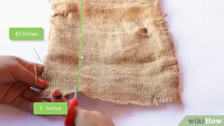 Image titled Make Burlap Flowers Step 1