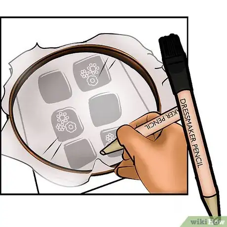 Image titled Place embroidery hoop over design Step 5