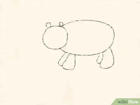 Image titled Draw a Cartoon Hippo Step 2