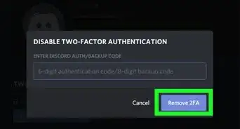 Disable Two Factor Authentication on Discord