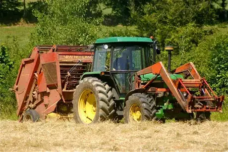 Image titled Tractor and Farmer in Brittany by FranceHouseHunt.com