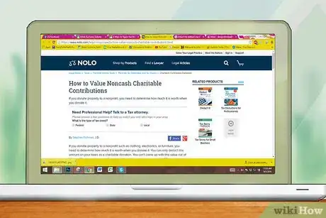 Image titled Figure Fair Market Value Donations Step 3