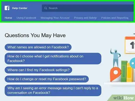 Image titled Contact Facebook Step 8