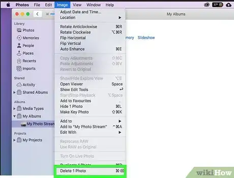 Image titled Delete Photos from Photostream Step 10