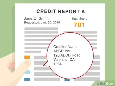 Image titled Send a Dispute Letter to Creditors Step 3