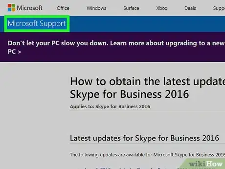 Image titled Update Skype for Business Step 1