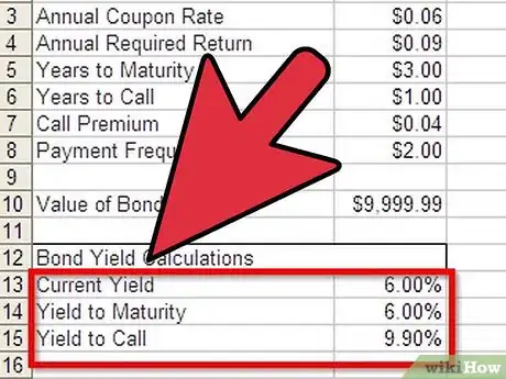 Image titled Calculate Bond Yield in Excel Step 7