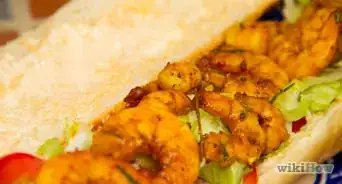 Make a Shrimp Po Boy Sandwich