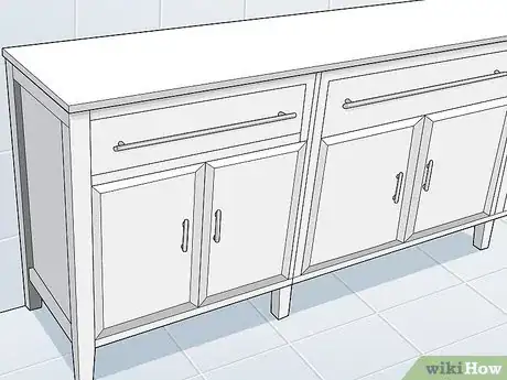 Image titled Paint Bathroom Cabinets Step 10