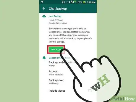 Image titled Back Up WhatsApp Step 15