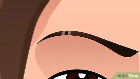 Image titled Create Eyebrow Slits Step 8