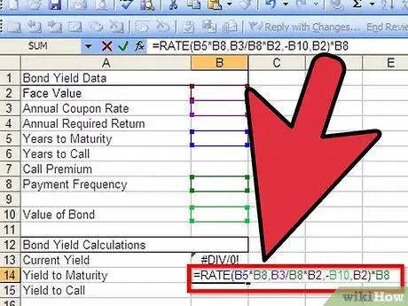 Image titled Calculate Bond Yield in Excel Step 5