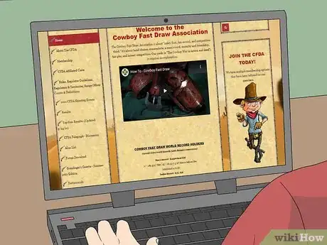 Image titled Become a Cowboy Fast Draw Gunfighter Step 1