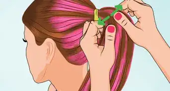 Color Streak a Ponytail