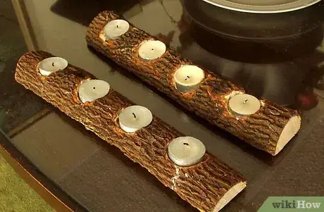 Image titled Make a Tree Branch Tealight Candle Holder Step 10