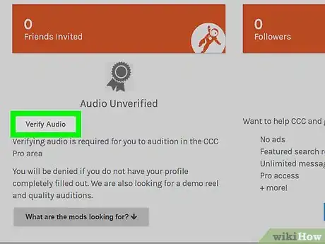 Image titled Get a Recommendation on Casting Call Club Step 5
