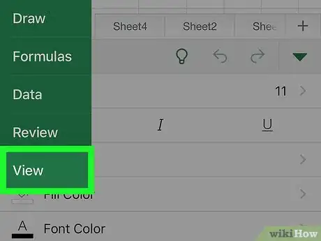 Image titled Hide Gridlines in Excel on iPhone or iPad Step 5