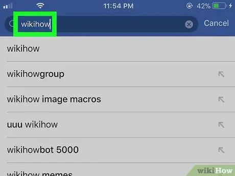 Image titled Share a Facebook Page on iPhone or iPad Step 2