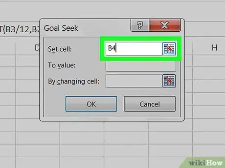 Image titled Use Goal Seek in Excel on PC or Mac Step 6