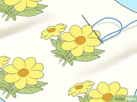 Image titled Add Embellishment by Embroidering Printed Fabrics Step 1