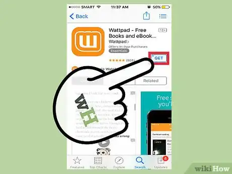 Image titled Read Books for Free on an iPhone Step 2