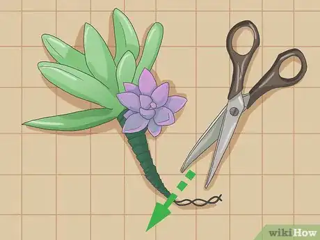 Image titled Make a Succulent Boutonniere Step 9