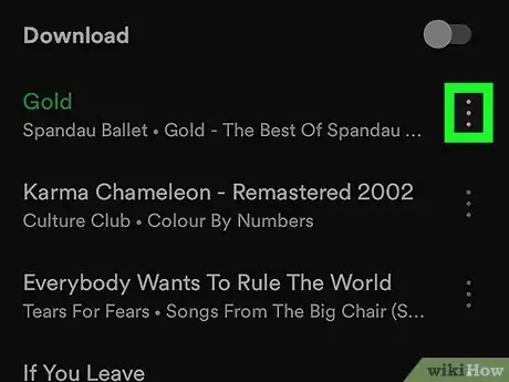 Image titled Undownload Songs on Spotify on Android Step 8