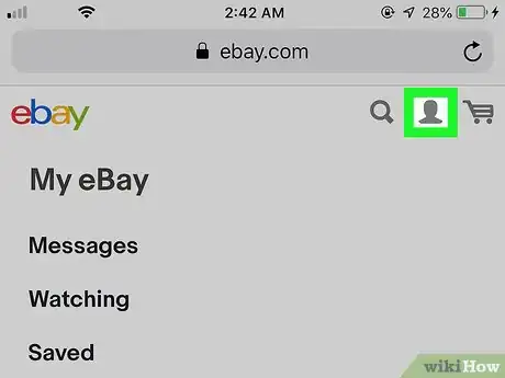 Image titled Remove a Credit Card from eBay on iPhone or iPad Step 5