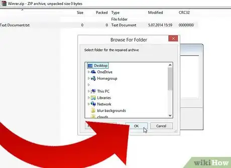 Image titled Use Winrar to Fix Corrupted RAR and ZIP Archives Step 7