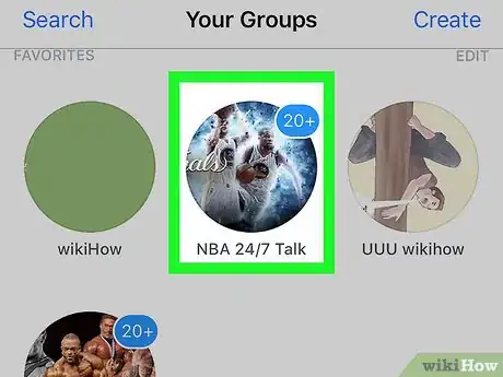 Image titled Organize Facebook Groups on iPhone or iPad Step 10