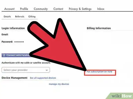 Image titled Put Your Hulu Plus Account on Hold Step 2