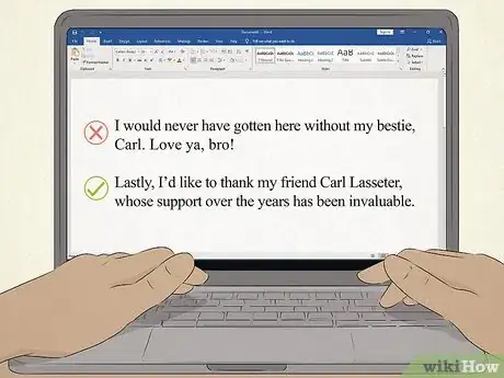 Image titled Write Acknowledgements in a Dissertation Step 6