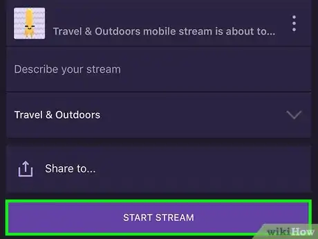 Image titled Share a Twitch Stream on Facebook on iPhone or iPad Step 10