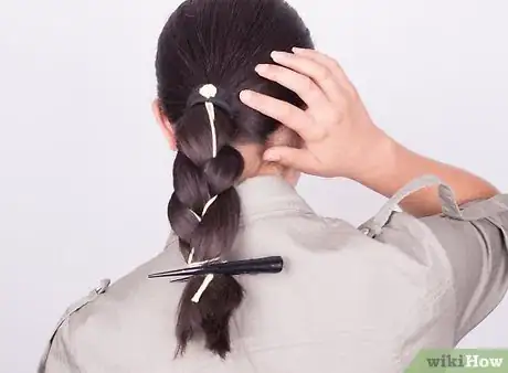 Image titled Braid Your Hair with a Ribbon Step 8