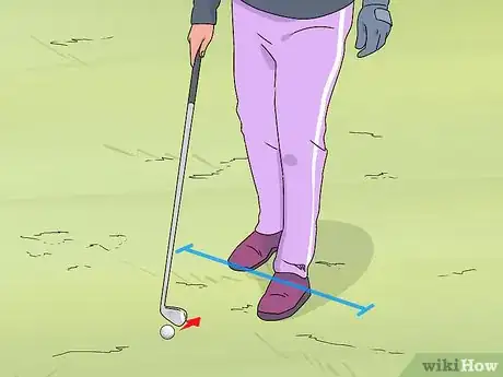 Image titled Stop Topping the Golf Ball Step 1