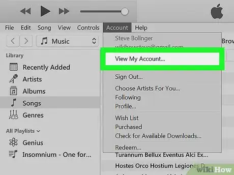 Image titled Change Your iTunes Payment Method on PC or Mac Step 3