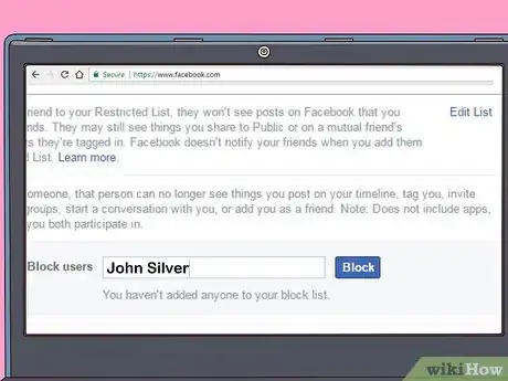 Image titled Ignore People on Facebook Step 25