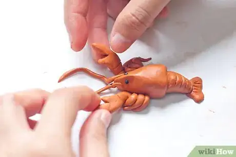 Image titled Make a 3D Clay Crawfish Model Step 10