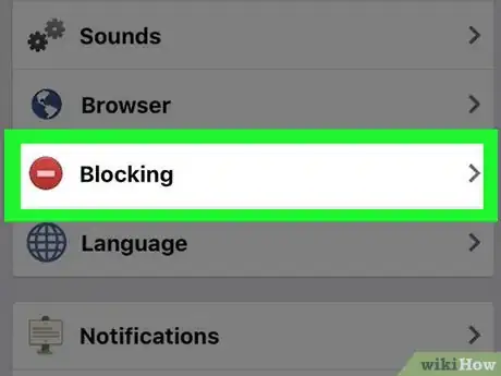 Image titled Block People on Facebook Step 5