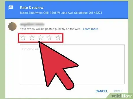 Image titled Write a Review on Google Step 5