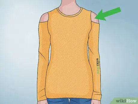 Image titled Wear Off the Shoulder Tops in Cold Weather Step 4