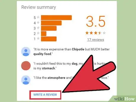 Image titled Write a Review on Google Step 4